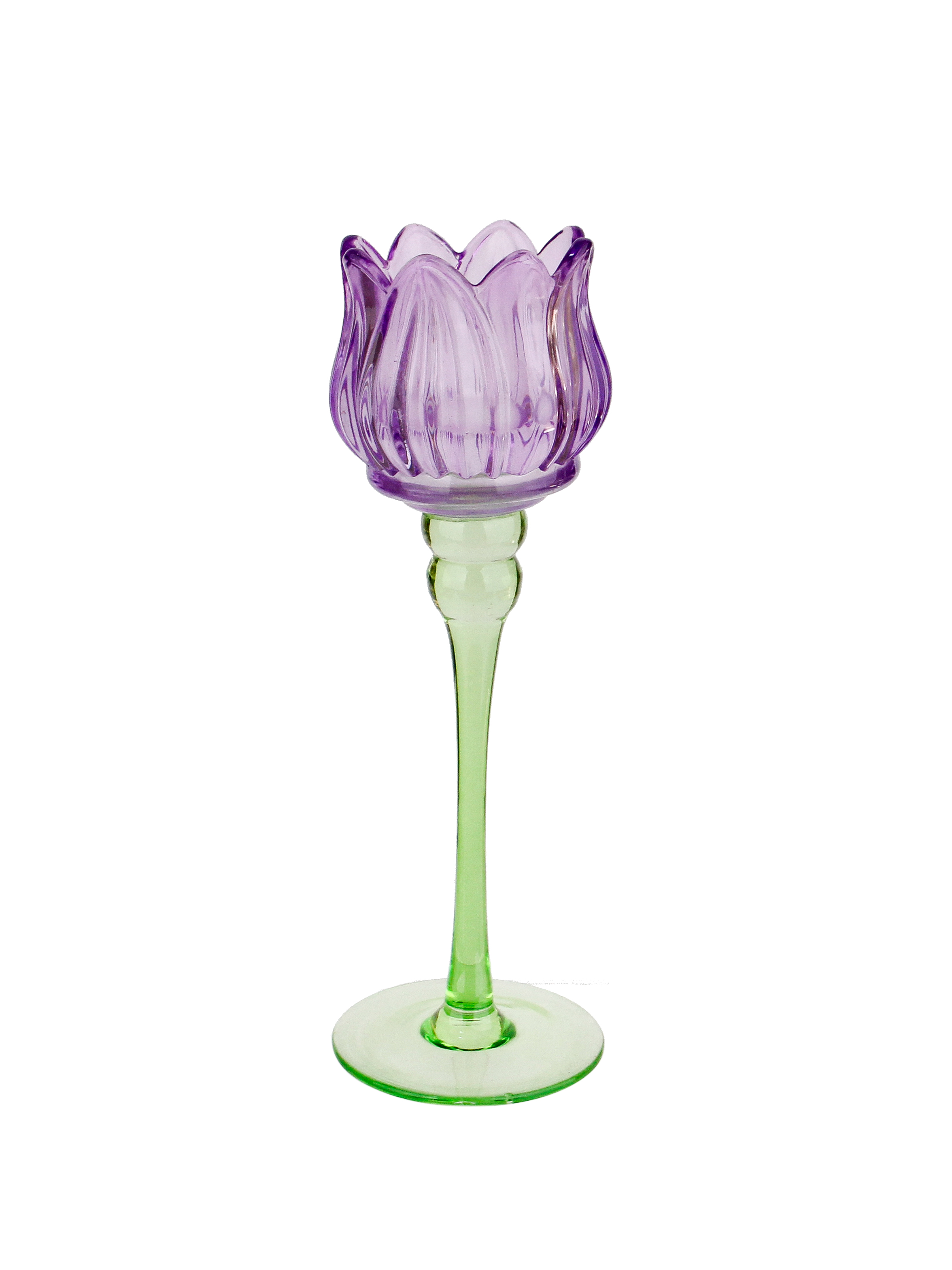 glass candle holder