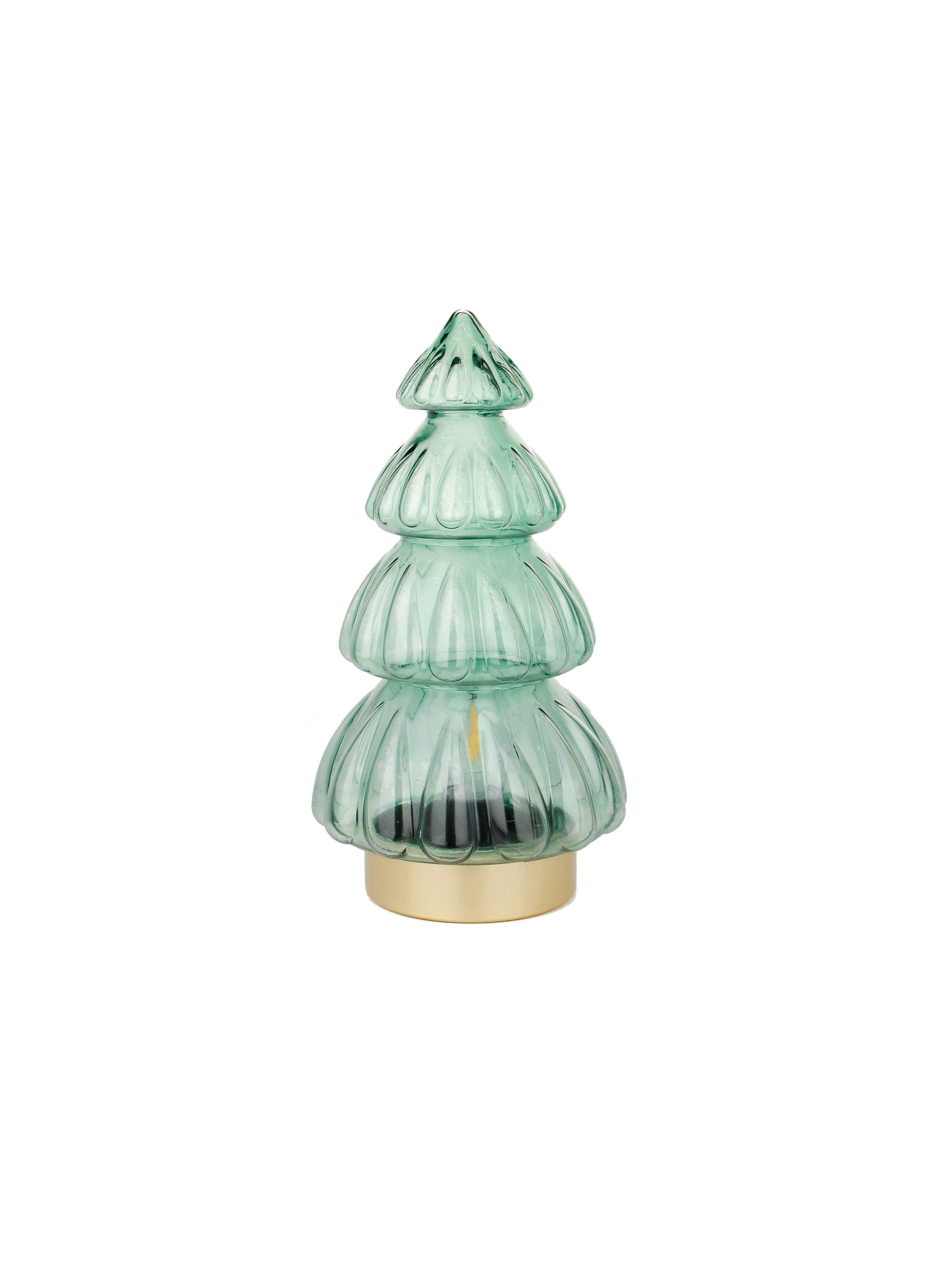 LED glass christmas tree
